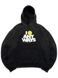 【送料無料】MARKET SMILEY SMILE ANYWAYS HOODIE PIRATE BLACK