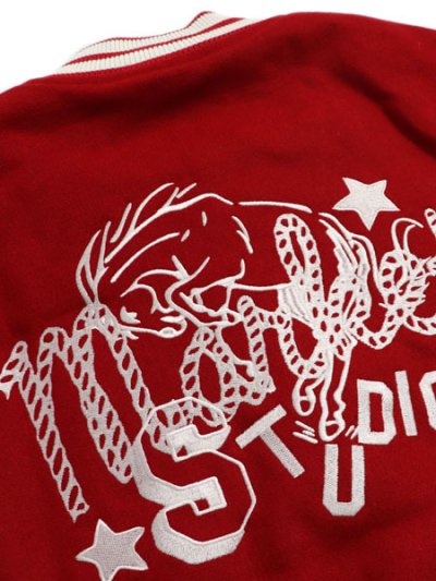 画像5: 【送料無料】MARKET MARKET OLD WEST VARSITY JACKET NAVY/SALSA