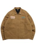 【送料無料】HUF TOYOTA TRAILHUNTER WORK JACKET BROWN