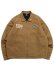 画像1: 【送料無料】HUF TOYOTA TRAILHUNTER WORK JACKET BROWN (1)