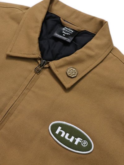 画像3: 【送料無料】HUF TOYOTA TRAILHUNTER WORK JACKET BROWN