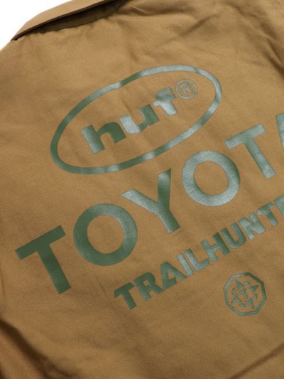 画像5: 【送料無料】HUF TOYOTA TRAILHUNTER WORK JACKET BROWN