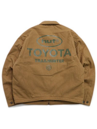 画像2: 【送料無料】HUF TOYOTA TRAILHUNTER WORK JACKET BROWN