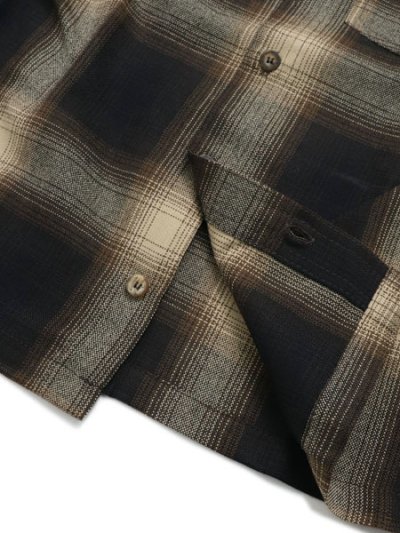 画像4: 【KIDS】CALTOP KIDS FL PLAID S/S SHIRT BROWN/KHAKI