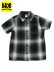 画像1: 【KIDS】CALTOP KIDS FL PLAID S/S SHIRT BLACK/IVORY (1)
