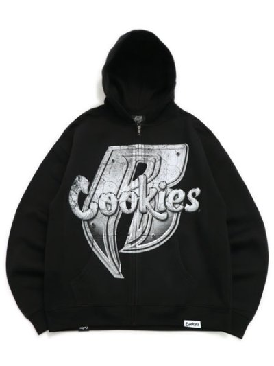 画像1: 【送料無料】COOKIES CLOTHING RUFF RYDERS CHROME FULL ZIP HOODIE