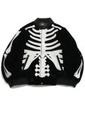 【送料無料】VANSON VELOURS JACKET BLACK/WHITE