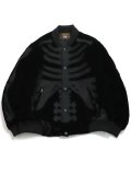 【送料無料】VANSON VELOURS JACKET BLACK/BLACK