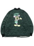 【送料無料】HUF MICKEY QUILTED WORK JACKET FOREST GREEN