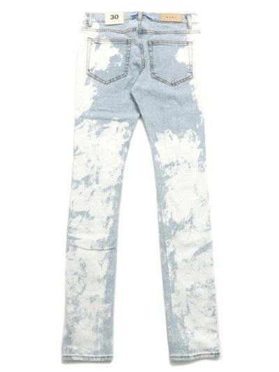 画像2: 【送料無料】mnml X409 RHINESTONE SKINNY DENIM BLUE