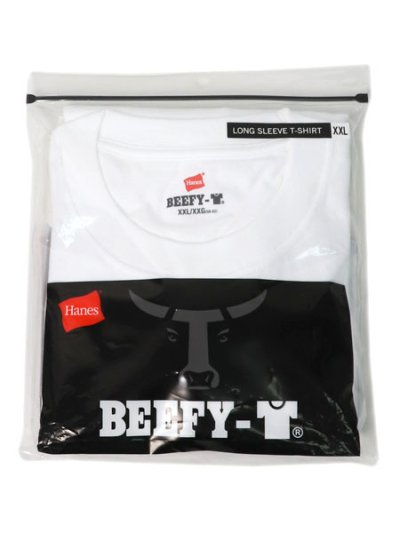 画像6: Hanes BEEFY L/S TEE 1P CREW NECK BIG SIZE