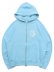画像1: 【送料無料】BILLIONAIRE BOYS CLUB BB ZIP HELMET ZIP FRONT HOODIE BALTIC SEA (1)