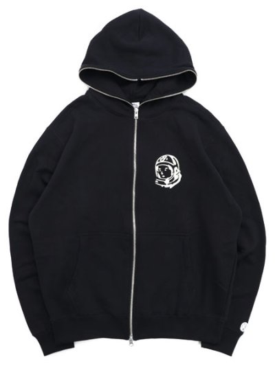 画像1: 【送料無料】BILLIONAIRE BOYS CLUB BB ZIP HELMET ZIP FRONT HOODIE BLACK