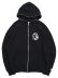 画像1: 【送料無料】BILLIONAIRE BOYS CLUB BB ZIP HELMET ZIP FRONT HOODIE BLACK (1)