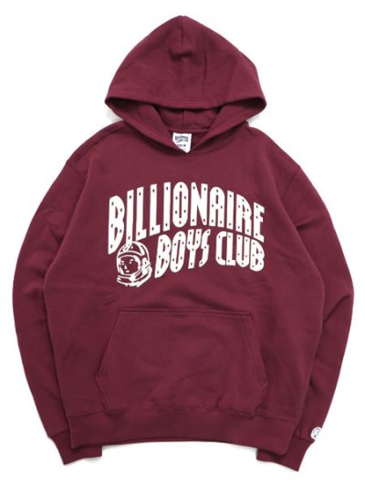 画像1: 【送料無料】BILLIONAIRE BOYS CLUB BB CURVE HOODIE RHODODENDRON