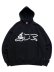 画像1: 【送料無料】ICECREAM ZIPPY ZIP FRONT HOODIE BLACK (1)