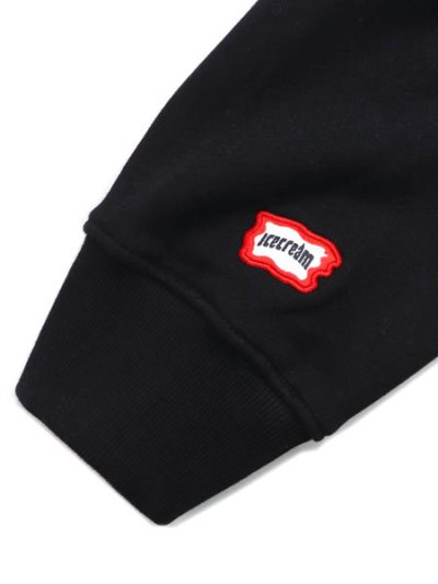 画像7: 【送料無料】ICECREAM ZIPPY ZIP FRONT HOODIE BLACK