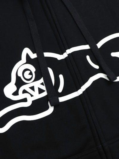 画像3: 【送料無料】ICECREAM ZIPPY ZIP FRONT HOODIE BLACK