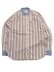 画像1: 【MEGA SALE】LEFT FIELD STRIPE BD SHIRTS (1)
