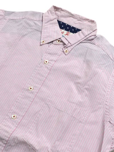 画像3: 【MEGA SALE】LEFT FIELD PIN STRIPE SHIRTS