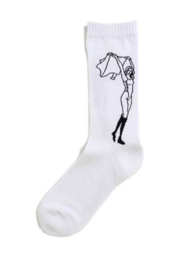 画像1: WHIMSY SOCKS OLIVIA SOCKS WHITE