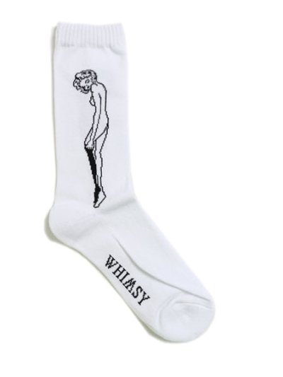 画像2: WHIMSY SOCKS CATHIE SOCKS WHITE