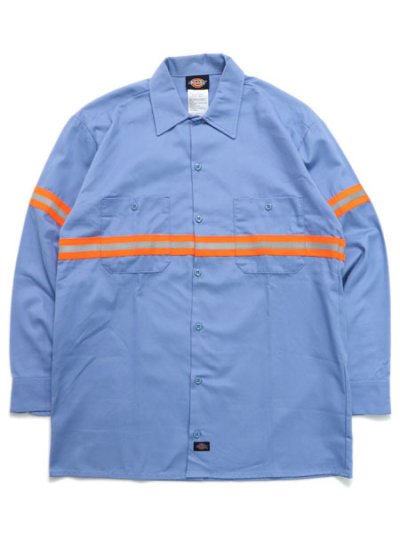 画像1: DICKIES ENHANCED VISIBILITY L/S TWILL WORK SHIRT