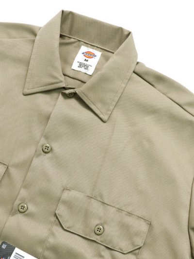 画像3: DICKIES L/S WORK SHIRT-MILITARY KHAKI