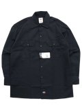 DICKIES L/S WORK SHIRT-BLACK