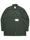 DICKIES L/S WORK SHIRT-OLIVE