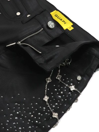 画像4: 【送料無料】GUAPI WMNS WAXED SILVER DUST DENIM