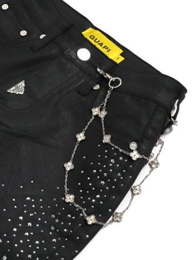 画像3: 【送料無料】GUAPI WMNS WAXED SILVER DUST DENIM