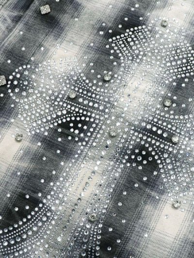 画像4: 【送料無料】GUAPI CLOUD GREY CROSS FLANNEL JACKET