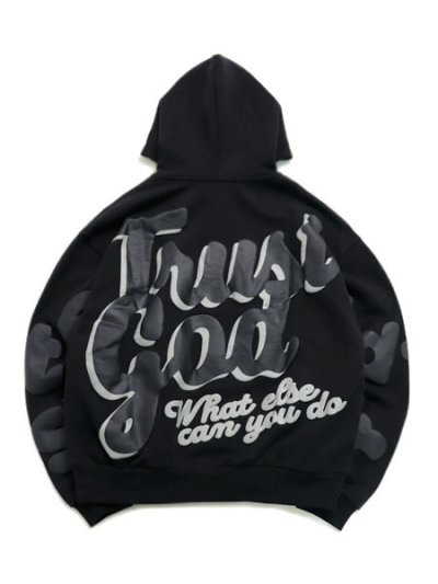 画像1: 【送料無料】RED LETTERS TRUST GOD SCATTERED HOODIE