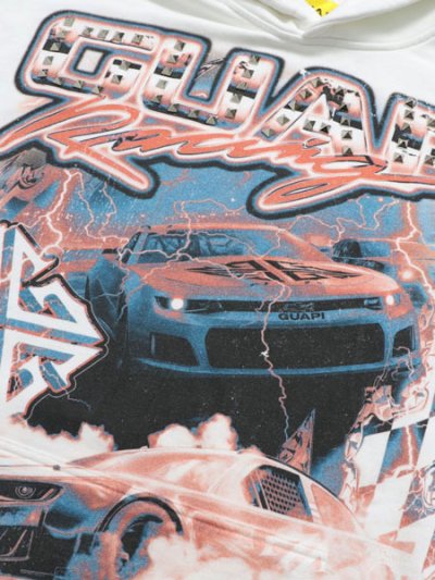 画像4: 【送料無料】GUAPI WHITE NITRO DRIFT HOODIE V1