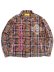画像1: 【送料無料】GUAPI BLUSH PINK RHINESTONE FLANNEL JACKET (1)