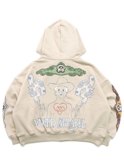 画像2: 【送料無料】WNTD APPAREL BLU BOY SKETCH ZIP HOODIE