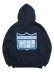 画像2: 【送料無料】WEST WEAR GFL EMBROIDERY LOGO HOODIE NAVY (2)