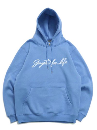 画像1: 【送料無料】WEST WEAR GFL EMBROIDERY LOGO HOODIE SAXE BLUE