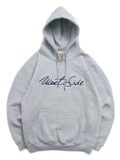画像1: 【送料無料】WEST WEAR WS EMBROIDERY LOGO HOODIE GRAY