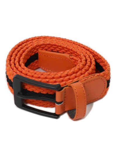 画像1: INTERBREED LINED STRETCH BELT ORANGE