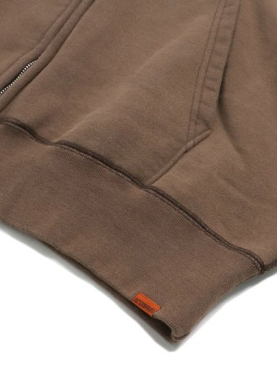 画像6: 【送料無料】INTERBREED WIP FADED ZIP HOODIE FADE BROWN