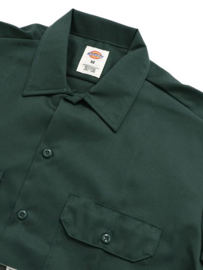 画像3: DICKIES S/S WORK SHIRT-GREEN
