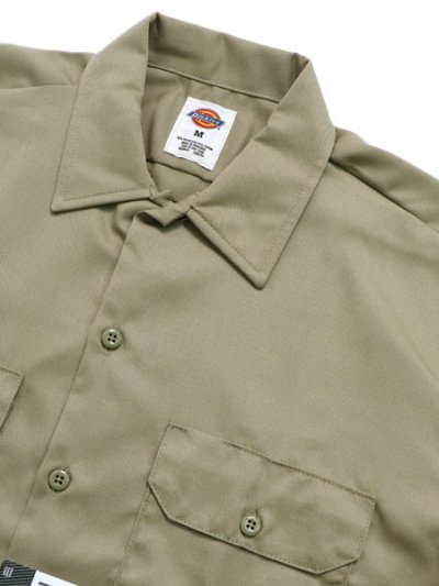 画像3: DICKIES S/S WORK SHIRT-MILITARY KHAKI