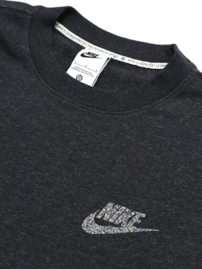 画像3: 【MEGA SALE】NIKE REVIVAL FLEECE CREW C-BLACK/WHITE