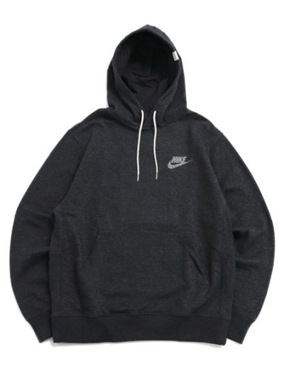 画像1: 【MEGA SALE】NIKE NSW REVIVAL FLEECE PO HOODIE-BLACK/WHITE
