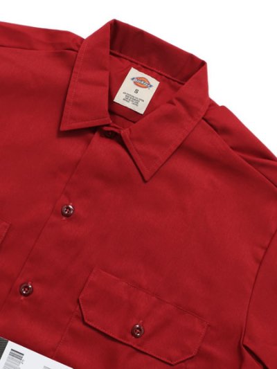画像3: DICKIES S/S WORK SHIRT-RED