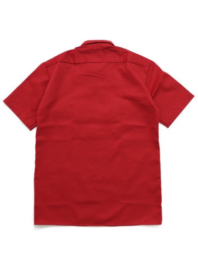 画像2: DICKIES S/S WORK SHIRT-RED