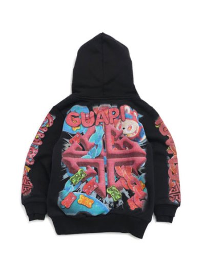 画像2: 【送料無料】GUAPI BLACK CANDY RIOT KIDS HOODIE V1