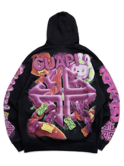 画像2: 【送料無料】GUAPI BLACK CANDY RIOT HOODIE V3